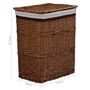 Voir la diapositive 6 : VIDAXL Panier a linge Marron Saule