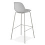 Voir la diapositive 4 : Paris Prix Tabouret de Bar Design en Métal  Funty  95cm Gris