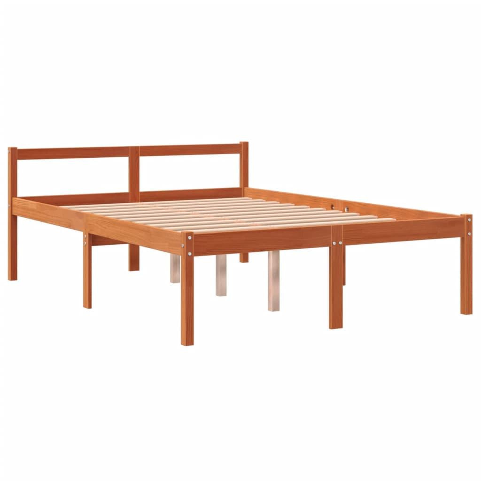 Voir la diapositive 3 : VIDAXL Lit pour personne agee sans matelas 120x190 cm bois pin massif