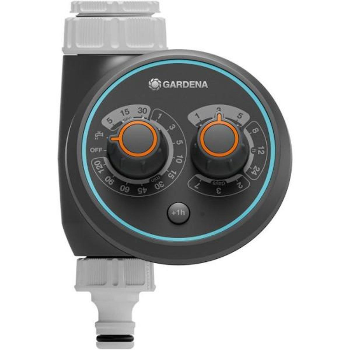 Gardena Programmateur d'arrosage - GARDENA - EasyPlus - Pour robinets 20/27 et 26/34 - Fonction brumisation - Retardateur de démarrage