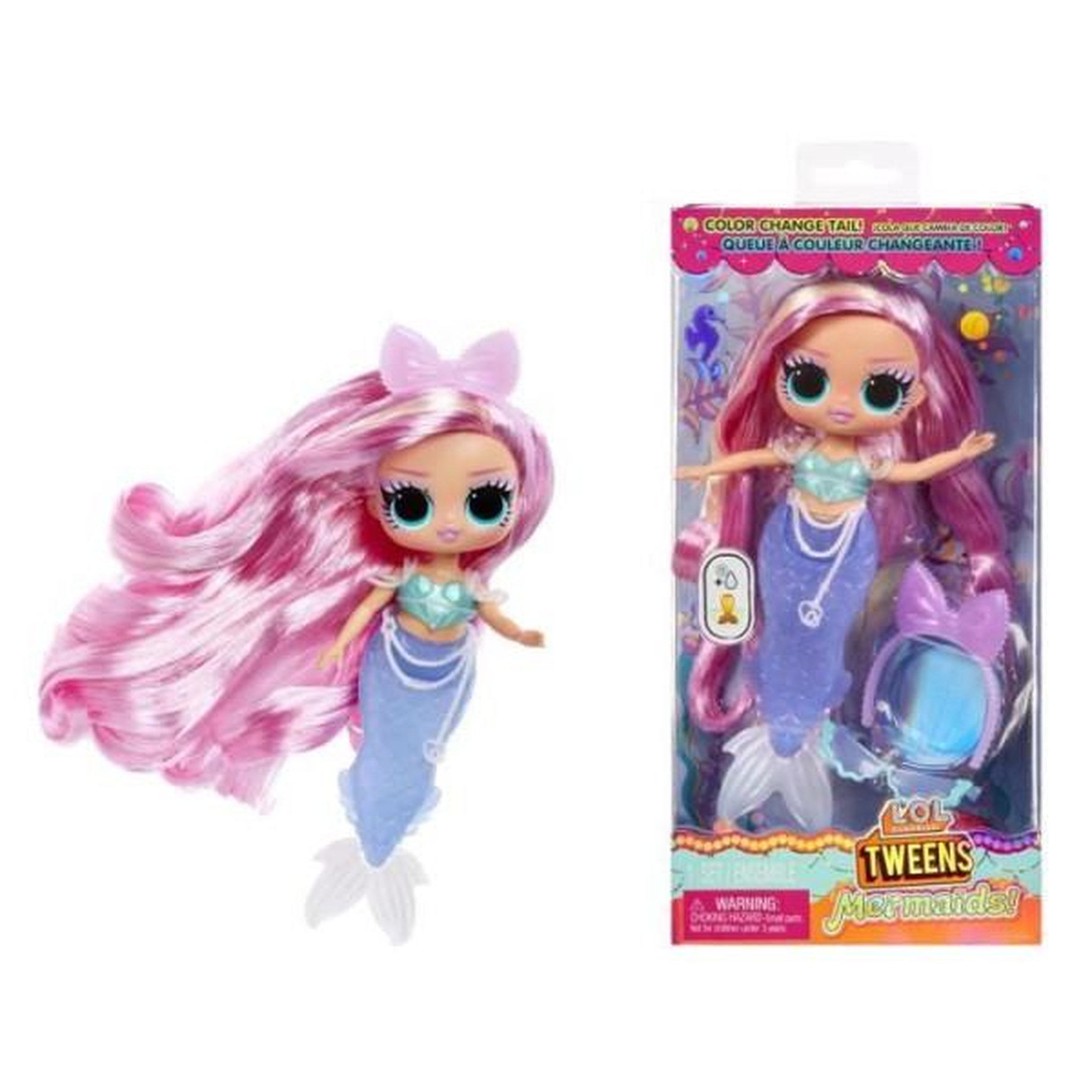 Voir la diapositive 3 : L.O.L. SURPRISE! L.O.L. Surprise Tweens MERMAID Doll - Lola Waves