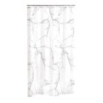 Douceur d'Intérieur Rideau de douche 180x200 cm effet Marbre
