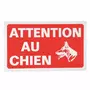 Paris Prix Plaque Décorative  Attention au Chien  33cm Rouge