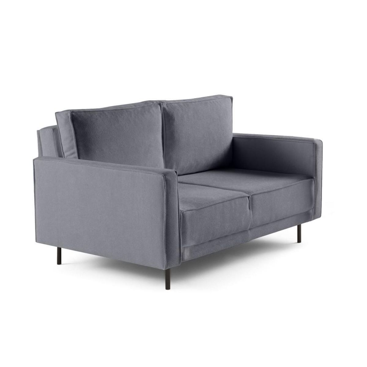 LISA DESIGN Charlie - canapé droit 2 places - en tissu