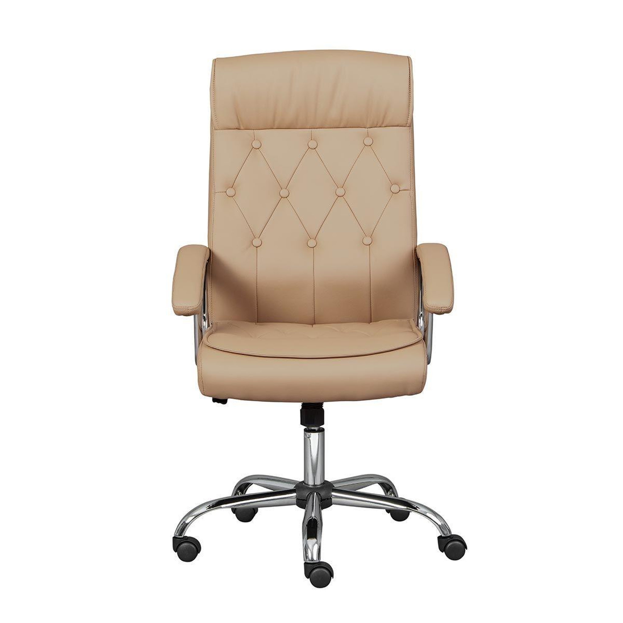 Voir la diapositive 2 : INTERLINK Fauteuil de bureau pivotant  ariana  114-124cm beige