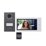 AIPHONE Kit vidéo platine saillie avec moniteur écran 7  2 fils intégral - JVS1V