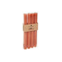 Voir la diapositive 1 : COMPTOIR DE LA BOUGIE Lot de 4 Bougies Bâton  Rustic  24cm Orange Ambre