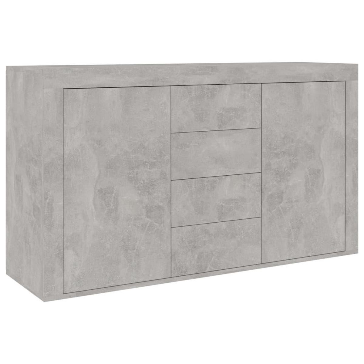 VIDAXL Buffet Gris beton 120x36x69 cm Bois d'ingenierie