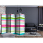 Voir la diapositive 2 : Paris Prix Paravent 5 Volets  Bright Stripes  172x225cm