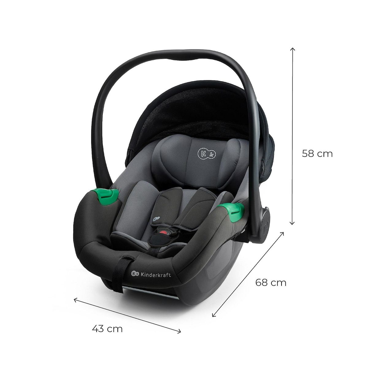 KINDERKRAFT Siège auto i-size avec base isofix