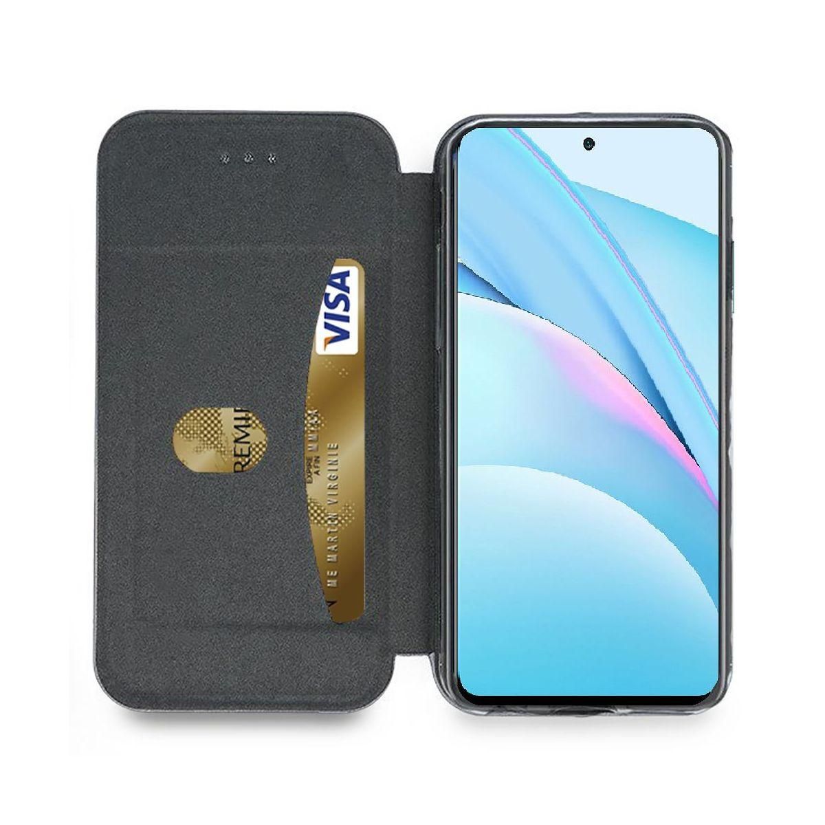 IBROZ Etui Xiaomi Mi 10T Lite Cuir noir