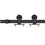 Voir la diapositive 2 : VIDAXL Kit de quincaillerie de porte coulissante SKIEN 200 cm noir