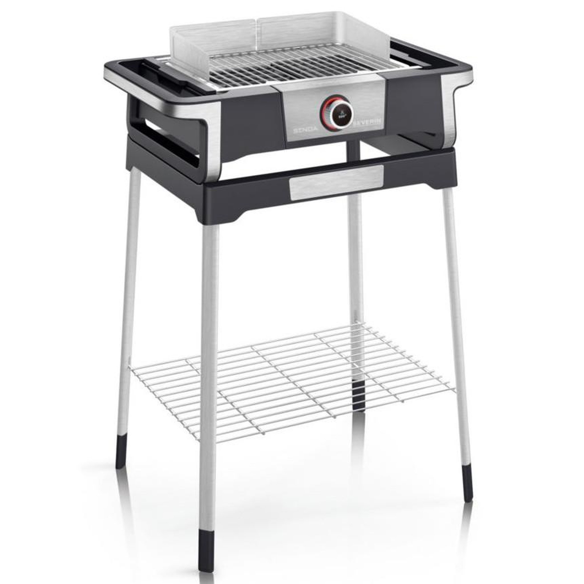 SEVERIN Barbecue électrique sur pieds 3000w noir/inox - PG8118