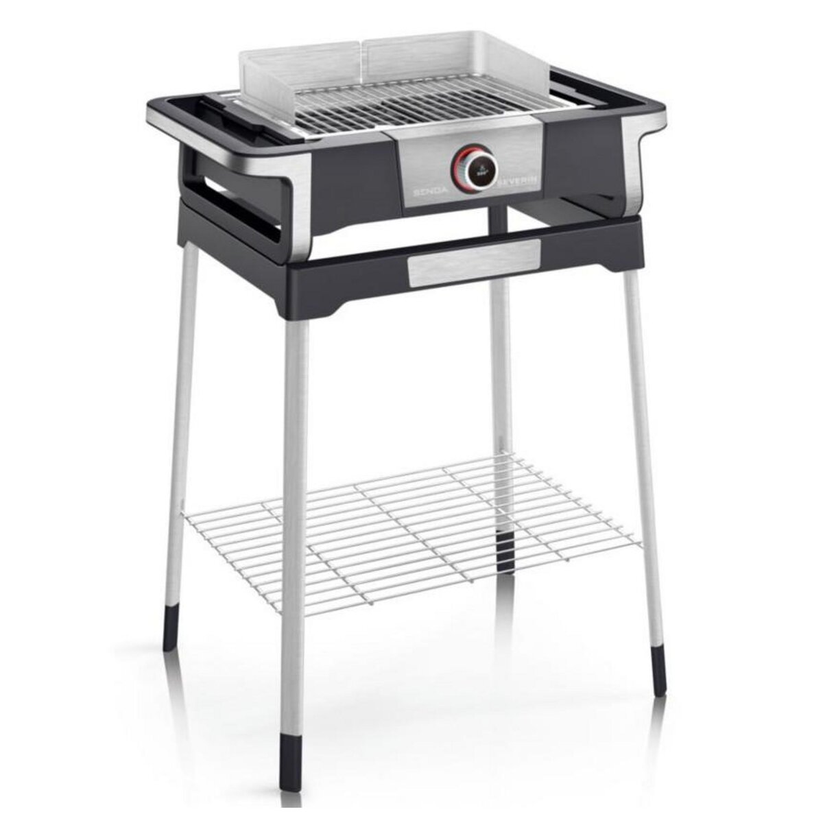 SEVERIN Barbecue électrique sur pieds 3000w noir/inox - pg8118