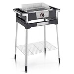 SEVERIN Barbecue électrique sur pieds 3000w noir/inox - pg8118