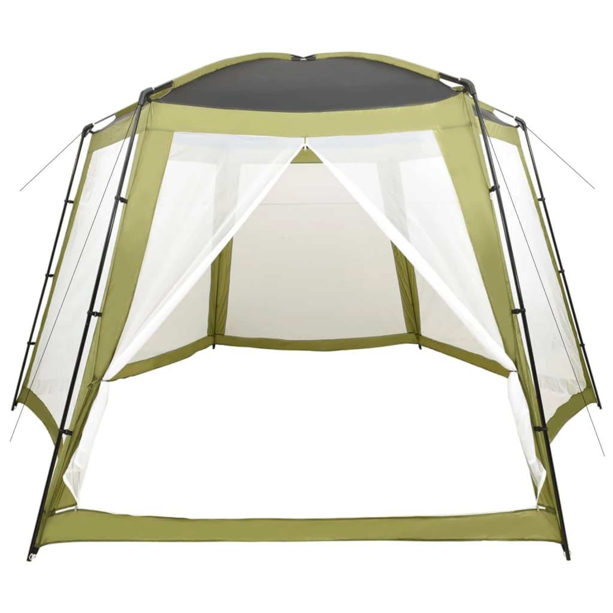 Voir la diapositive 3 : VIDAXL Tente de piscine Tissu 500x433x250 cm Vert