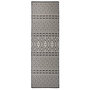 Voir la diapositive 1 : VIDAXL Tapis a tissage plat d'exterieur 80x250 cm Rayures noires