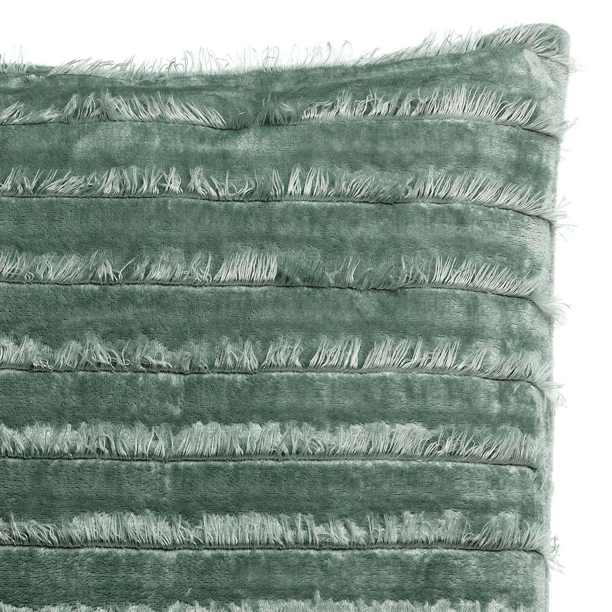 Voir la diapositive 2 : Les Ateliers du Linge Maxi coussin sillon 60x60cm 100% polyester caviar