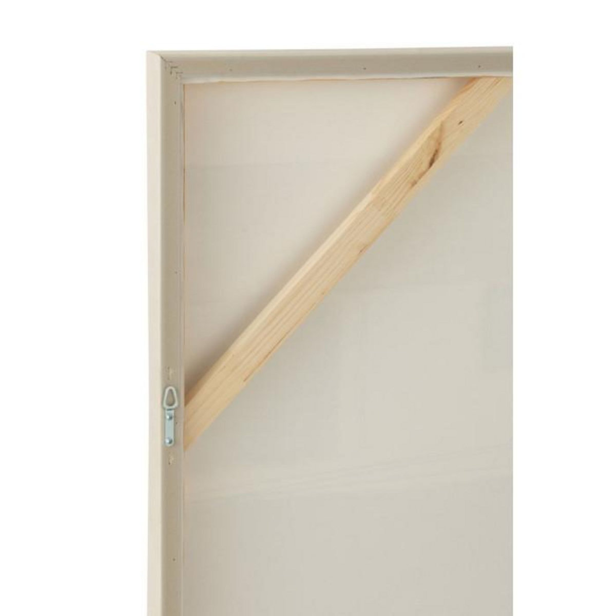 Paris Prix Tableau Déco  Log  102x102cm Blanc