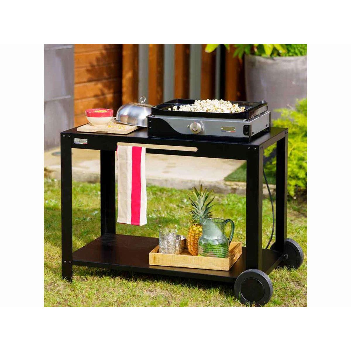 Le marquier Table desserte 110 XL Noire - Le Marquier