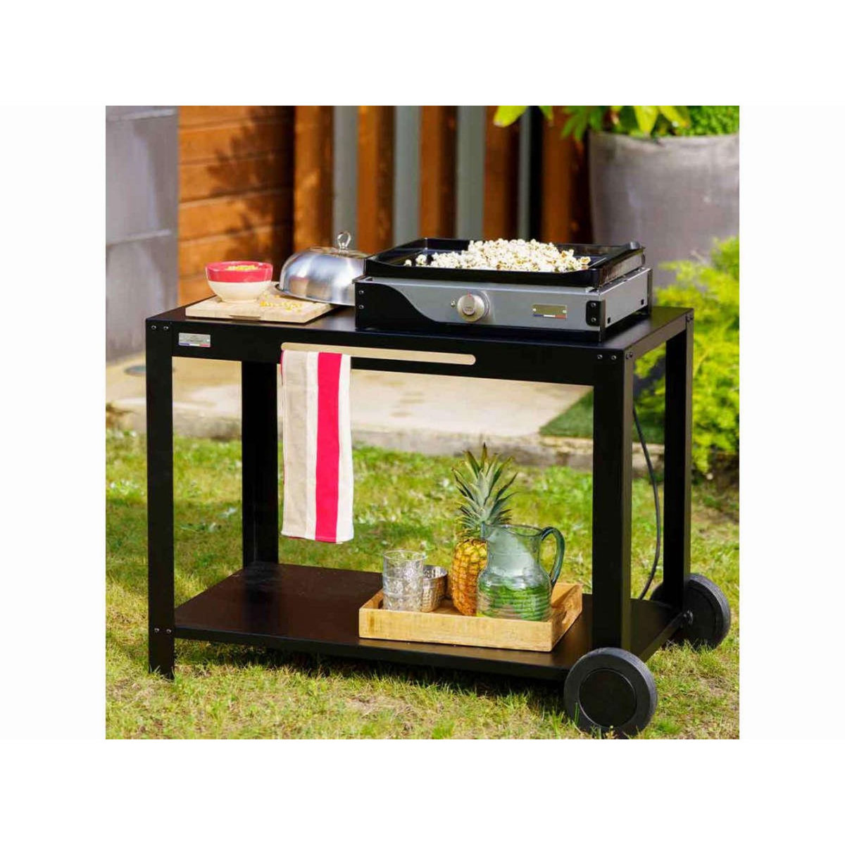 Le marquier Table desserte 110 XL Noire - Le Marquier