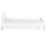 Voir la diapositive 4 : ID MARKET Lit simple scandinave 90 x 190 CM SOREN bois et blanc