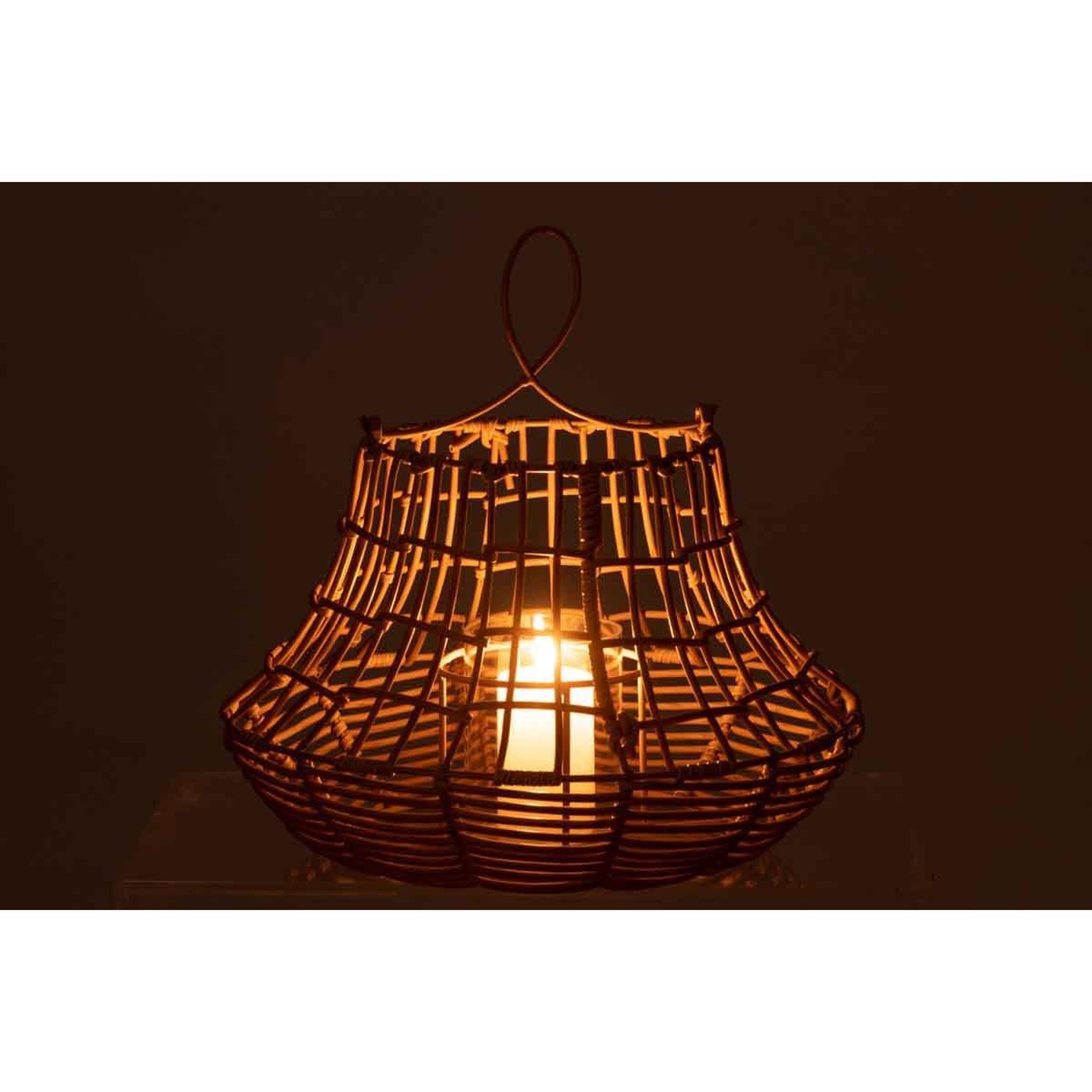 Voir la diapositive 3 : J-LINE Photophore Design  Suspendu  32cm Naturel