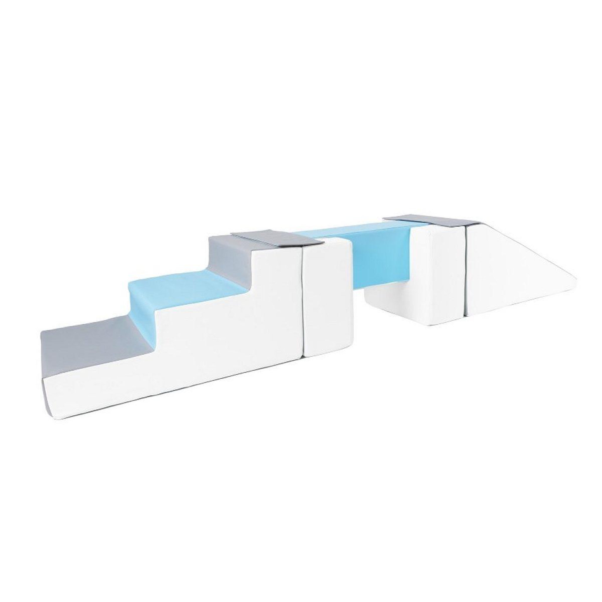 VELINDA Passerelle 5 blocs blanc bleu gris