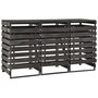 Voir la diapositive 2 : VIDAXL Abri de poubelle triple 210x75x121 cm Bois de pin massif peint