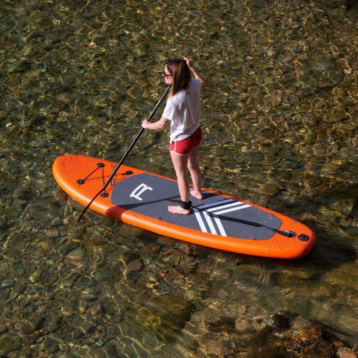 ROHE Stand Up Paddle gonflable HAVANE2 ROHE 9' (274cm) 30'' (76cm) 5'' (13cm) avec Pompe, Pagaie, Dérive, Leash et Sac de transport