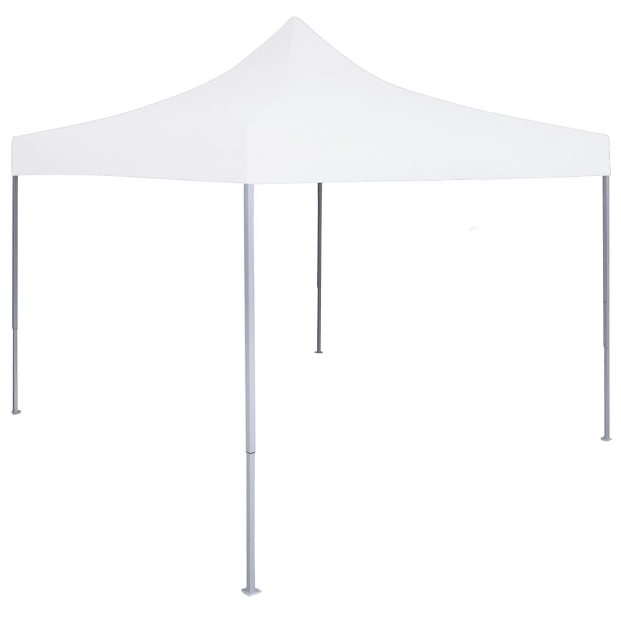 Voir la diapositive 1 : VIDAXL Tente reception pliable professionnelle 2x2 m Acier Blanc