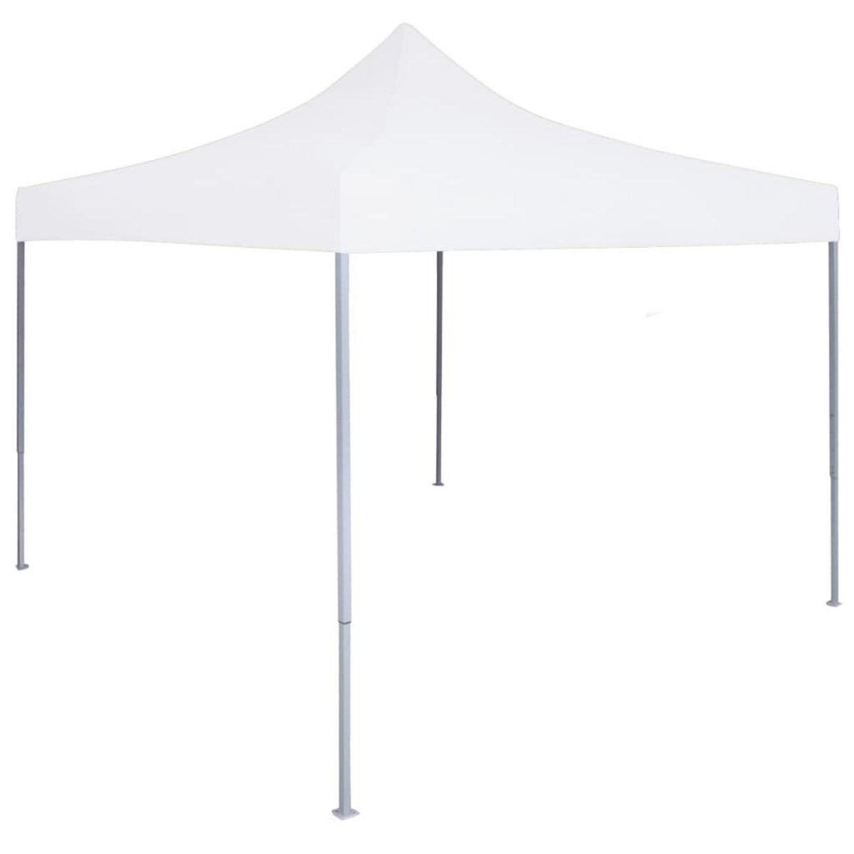 VIDAXL Tente reception pliable professionnelle 2x2 m Acier Blanc