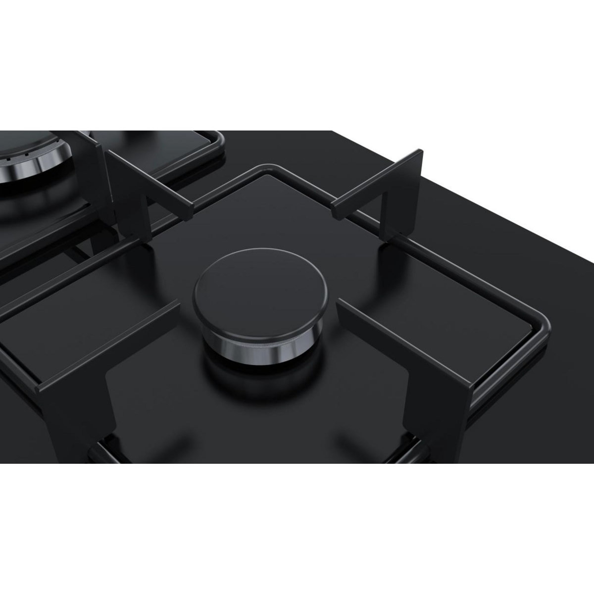 BOSCH Table verre gaz 60 cm noir semi-fleur de plan de travail - ppc6a6b10