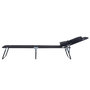 Voir la diapositive 4 : OUTSUNNY Bain de soleil pliable transat inclinable 4 positions chaise longue de lecture 3 coussins fournis noir