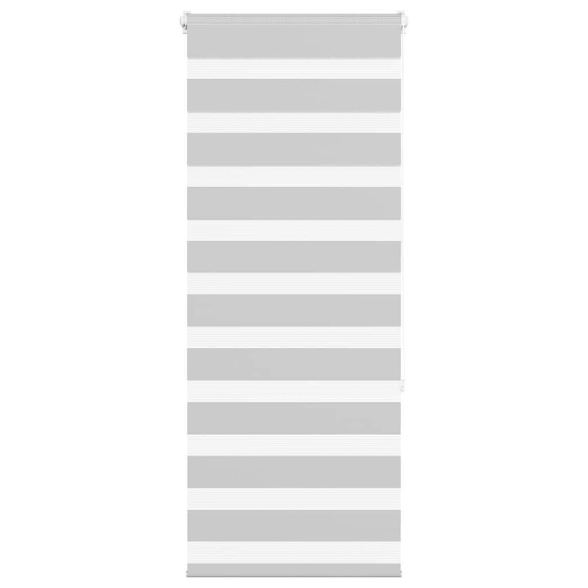 VIDAXL Store zebre gris clair largeur du tissu 60,9 cm polyester