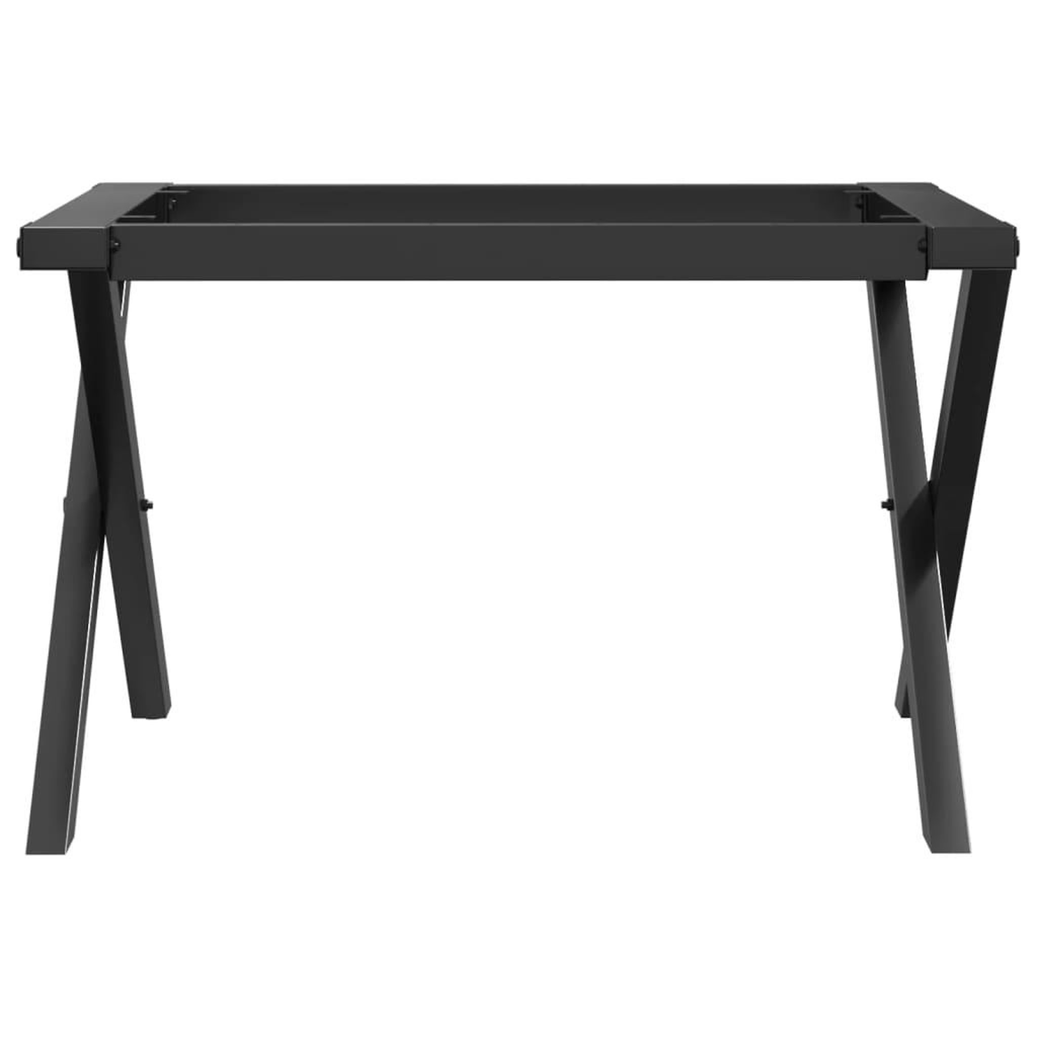 Voir la diapositive 4 : VIDAXL Pieds de table basse cadre en X 60x40x38 cm acier