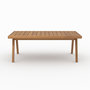 Voir la diapositive 3 : Rendez vous déco Table basse de jardin en bois d'acacia huilé-Siargao