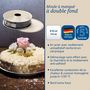 Voir la diapositive 3 : DR.OETKER Ensemble de 2 Moules à manqué à charnière avec fond à savarin 26 cm Dr Oetker Back-Trend