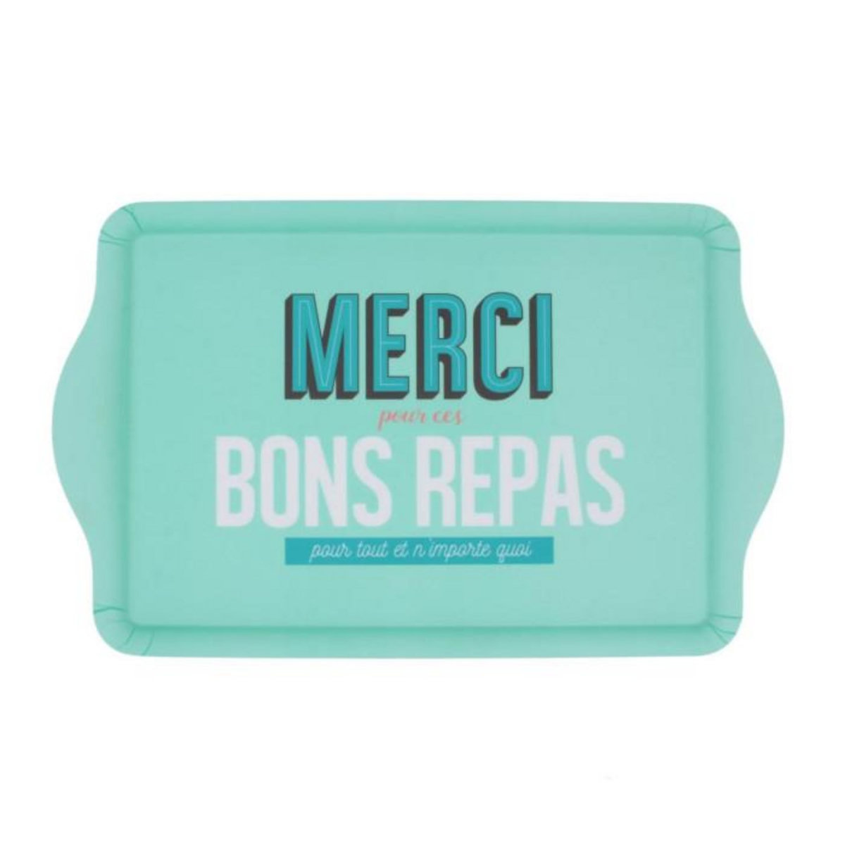 Paris Prix Plateau de Service Imprimé  Merci  47cm Bleu