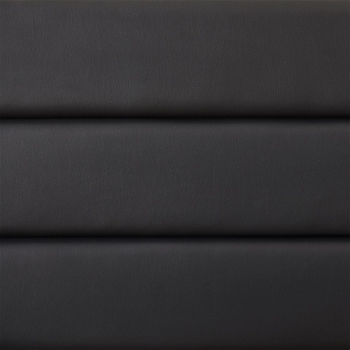 IDIMEX Lit 1 place HUDSON, 90 x 190 cm, capitonné avec sommier, revêtement synthétique