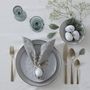 Voir la diapositive 5 : ATMOSPHERA Ensemble de 4 serviettes de table CHAMBRAY