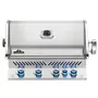 NAPOLEON Barbecue à gaz encastrable Napoleon Prestige Pro 500 inox 3 brûleurs + Sizzle Zone + brûleur arrière