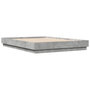 Voir la diapositive 3 : VIDAXL Cadre de lit sans matelas gris beton 120x200 cm