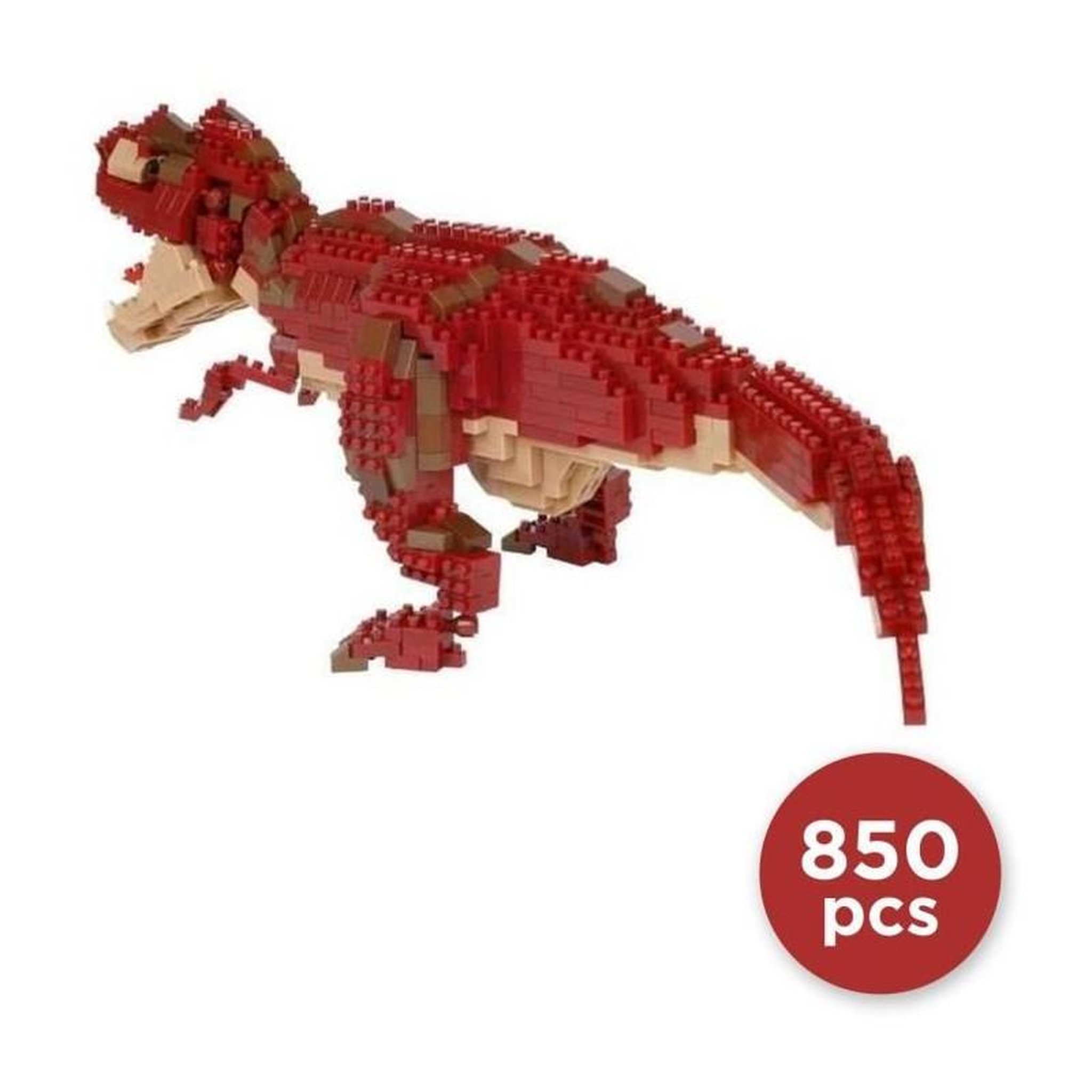 Voir la diapositive 5 : BANDAI Figurine en briques - BANDAI - NANOBLOCK - Tyrannosaurus Rex Deluxe - 850 pcs