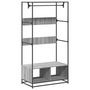 Voir la diapositive 2 : VIDAXL Armoire sonoma gris 90x50x180 cm bois d ingénierie