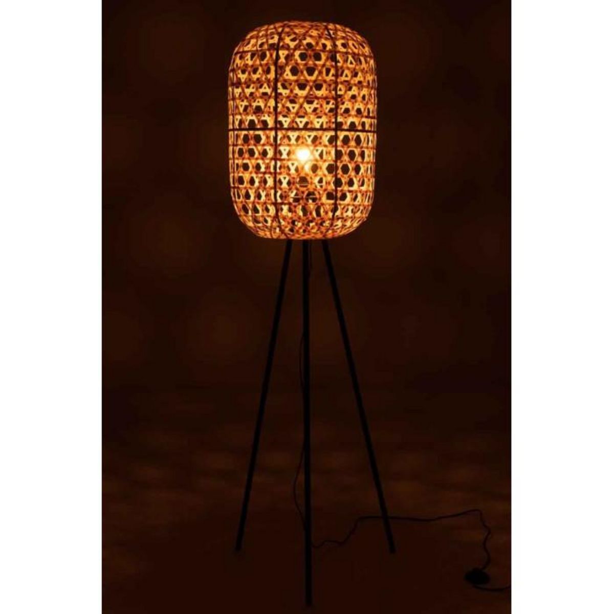 Paris Prix Lampadaire Trépied Design  Axoa  160cm Naturel