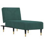 Voir la diapositive 2 : VIDAXL Chaise longue vert fonce velours