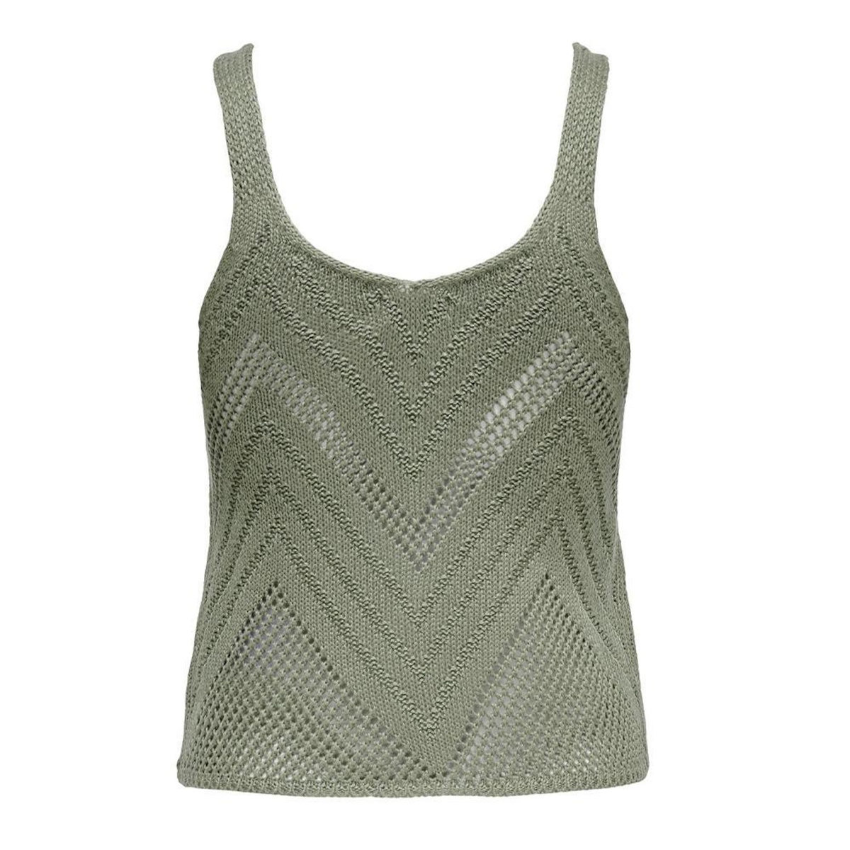 JACQUELINE DE YONG Débardeur Vert Beige Femme JDY Sun