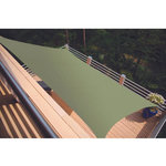 Jardiline Voile d'ombrage rectangulaire SERENITY - 3,00 x 2,00 m - Kaki - Jardiline