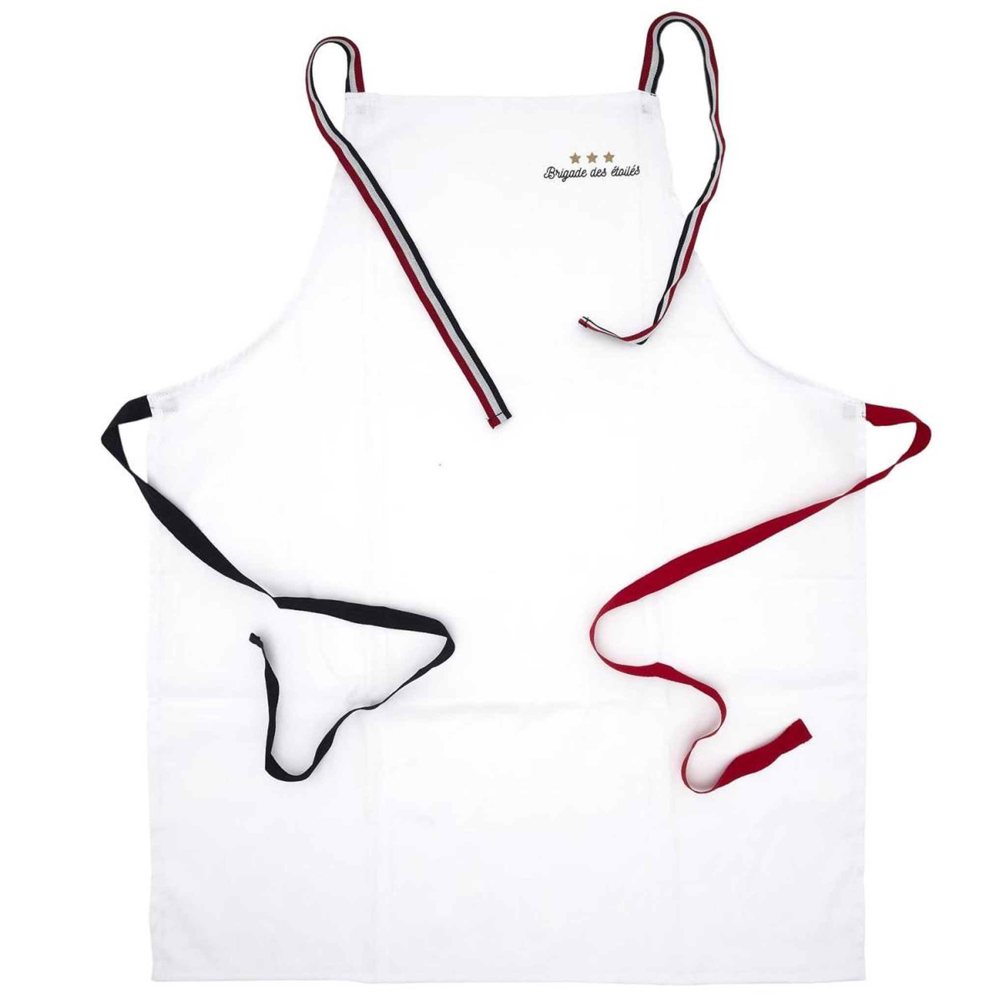 The concept Factory Tablier de cuisine  brigade des étoiles  85cm blanc
